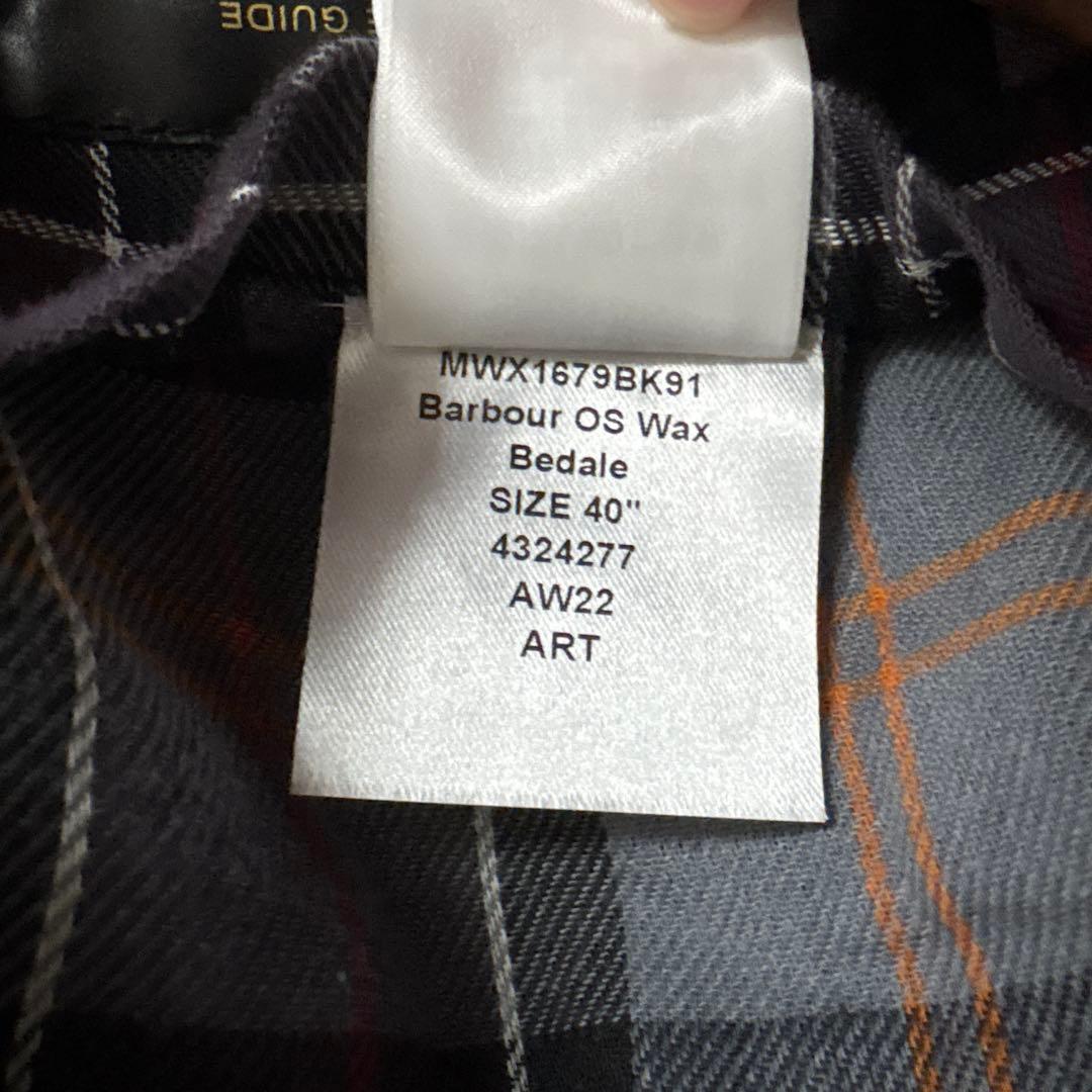 Barbour OVERSIZED WAX BEDALE OSビデイル 40