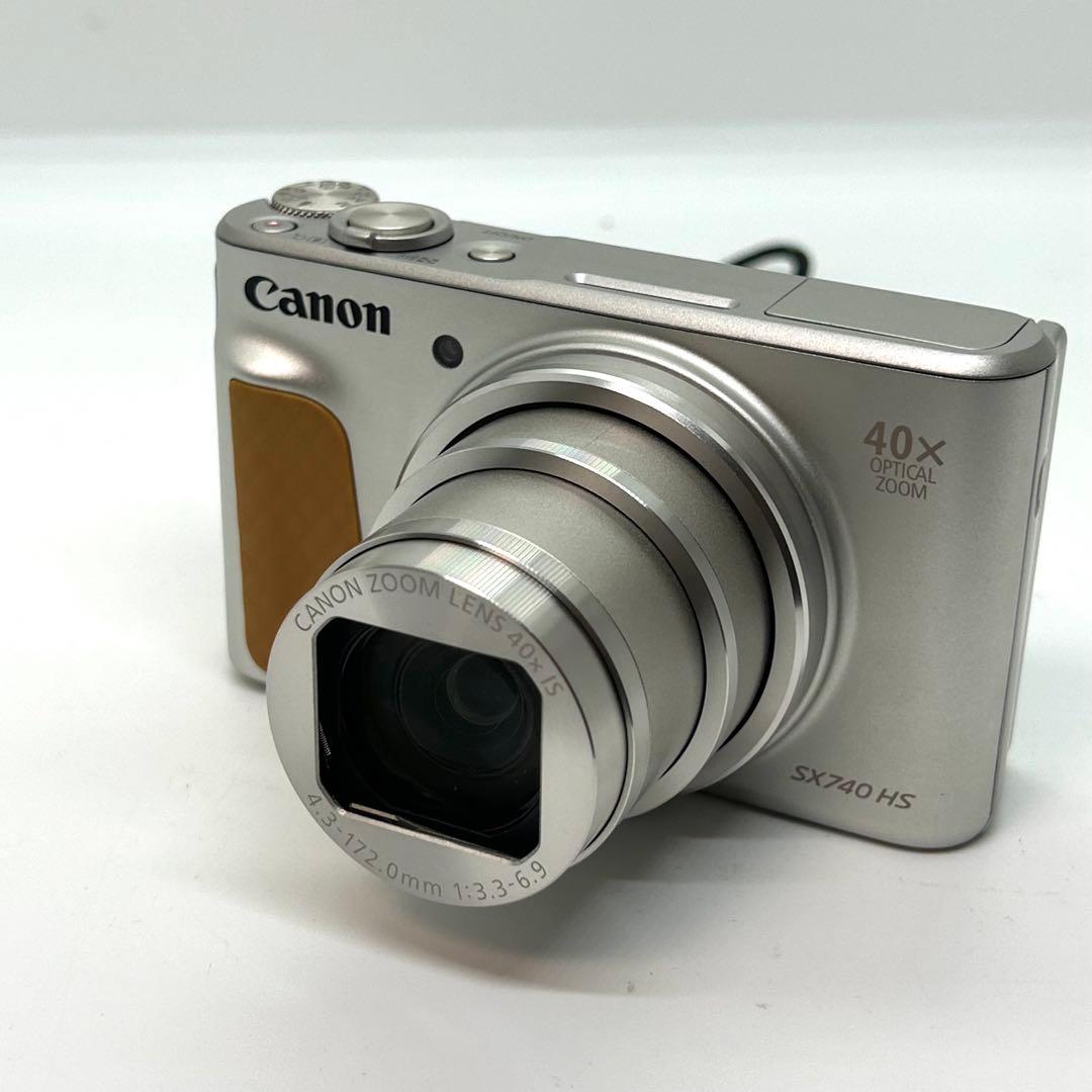 【美品】Canon PowerShot SX740HS シルバー キャノン