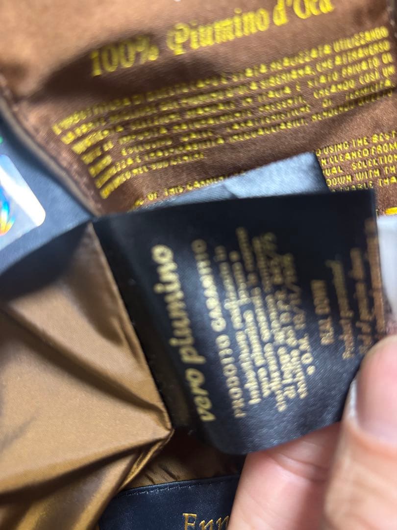 Moorer ネイビー ダウンジャケット