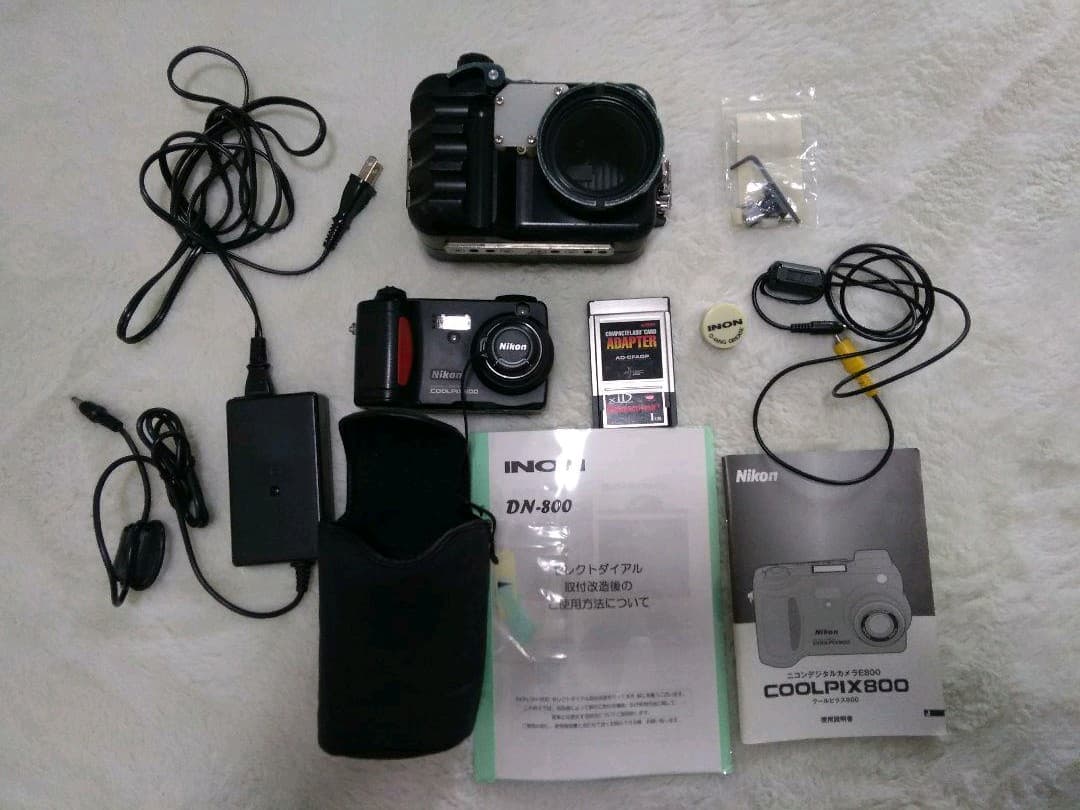水中カメラハウジングINON DN-800 & CoolPix800