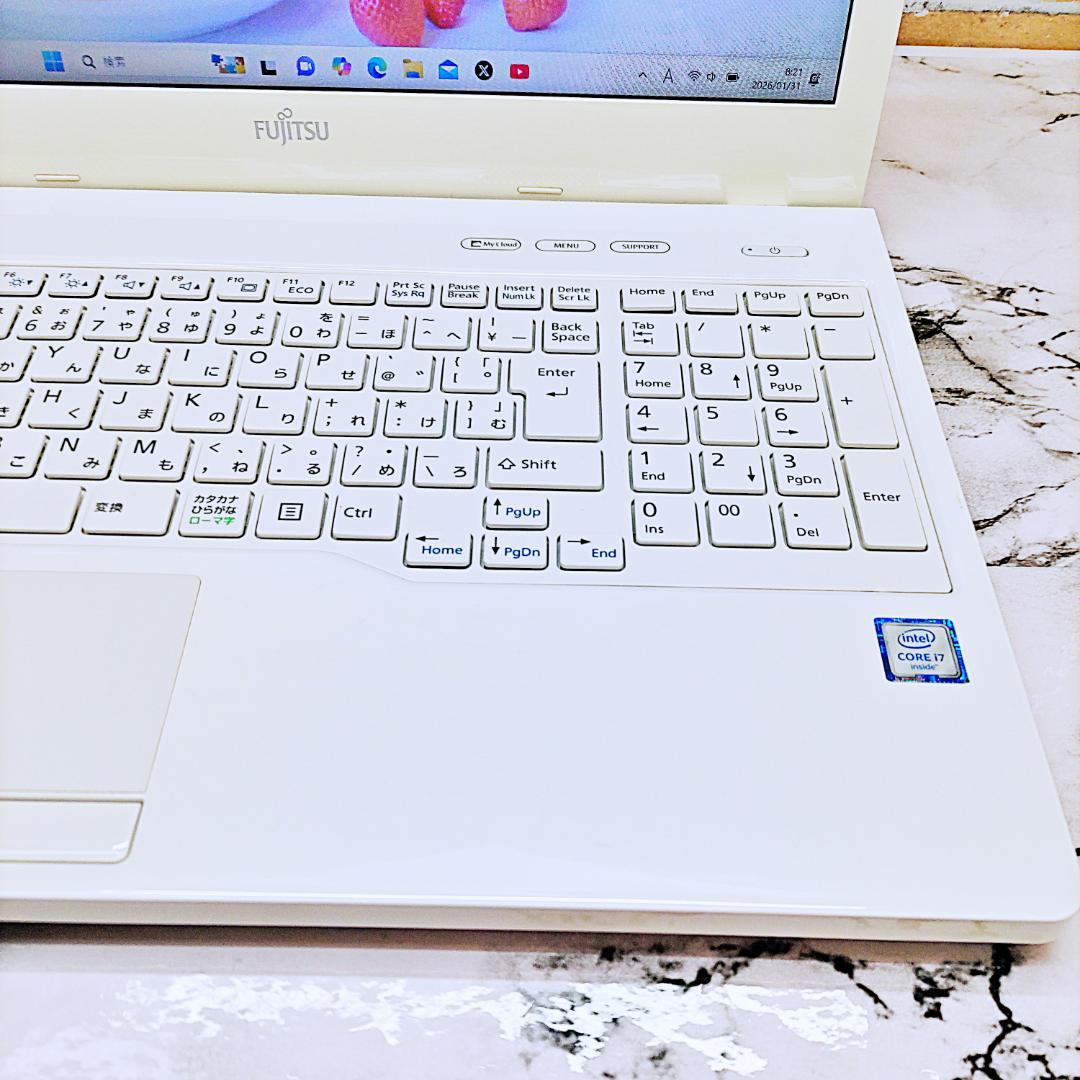 美品❣️最強i7搭載ノートパソコン❤️爆速SSD❤️メモリ16G✨ハイスぺ☘️