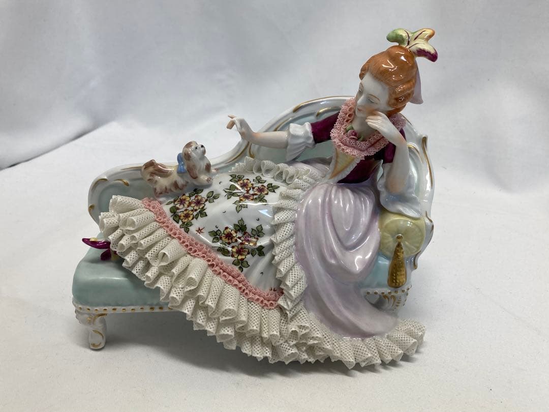 sitzendorf ジッツェンドルフ レースドール フィギュリン　陶器人形