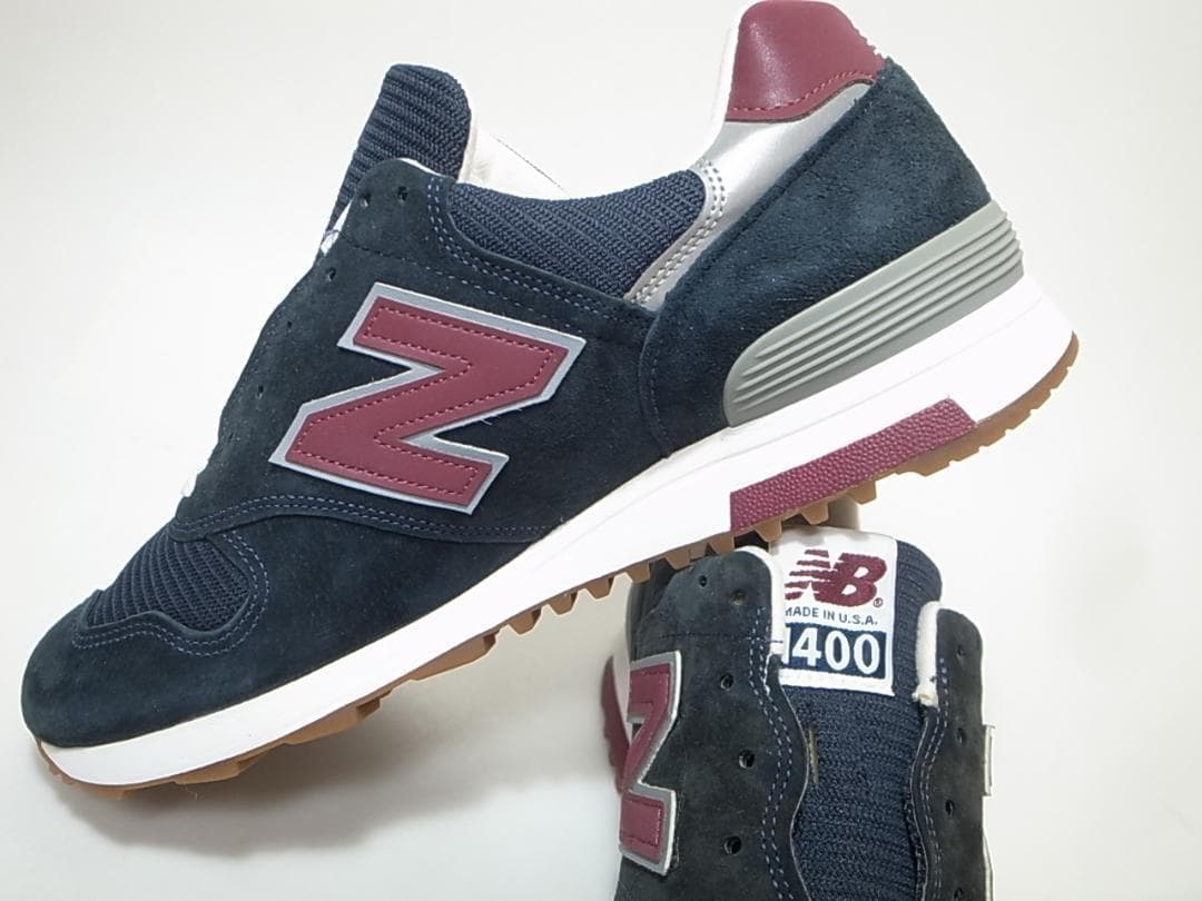 新品USA製M1400CUネイビーxバーガンディ29cm廃番デッドストック米国製