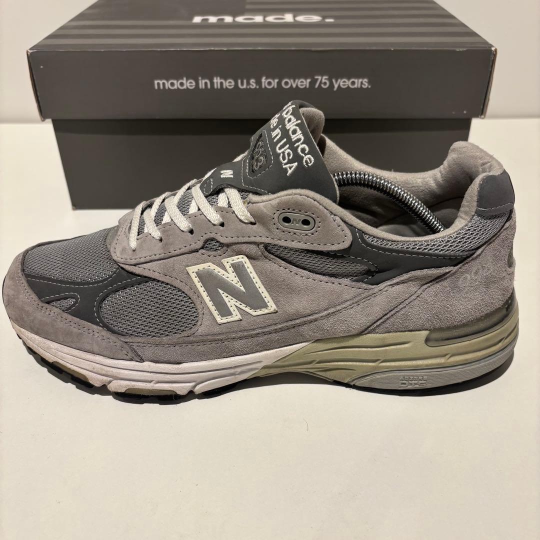 最終価格new balance 993 MADE IN USA グレー US9D