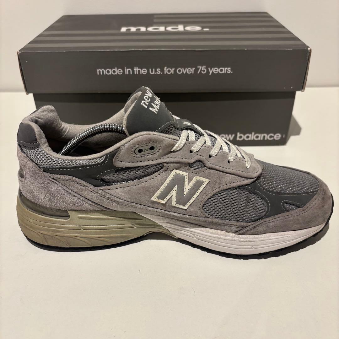 最終価格new balance 993 MADE IN USA グレー US9D