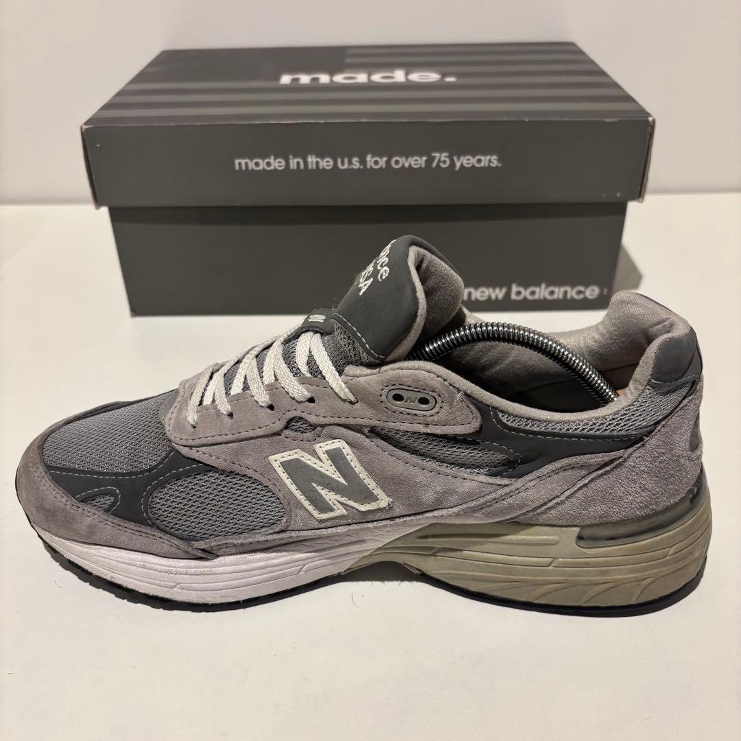 最終価格new balance 993 MADE IN USA グレー US9D