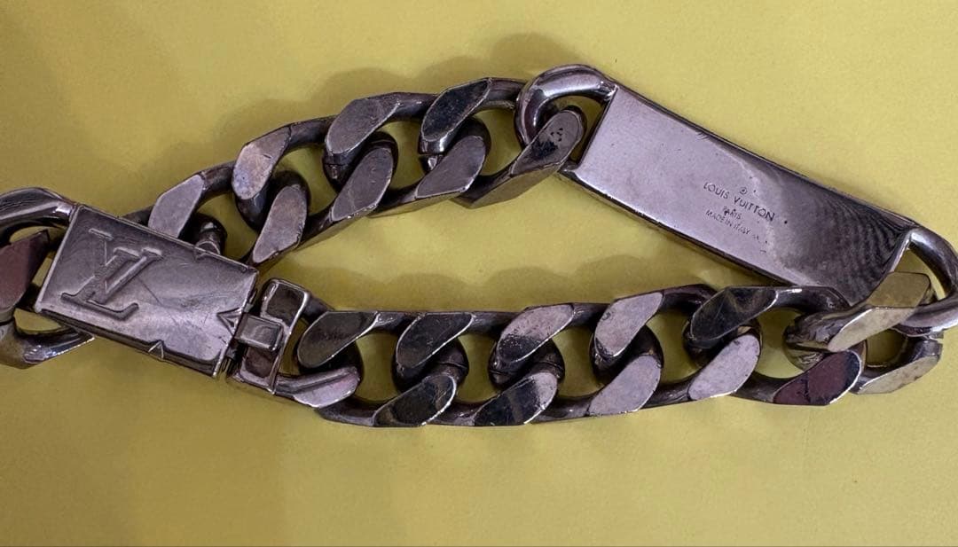 ルイヴィトン　チェーンブレスレット　モノグラム　旧　M62486