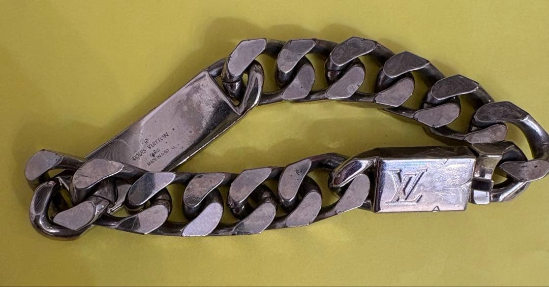 ルイヴィトン　チェーンブレスレット　モノグラム　旧　M62486