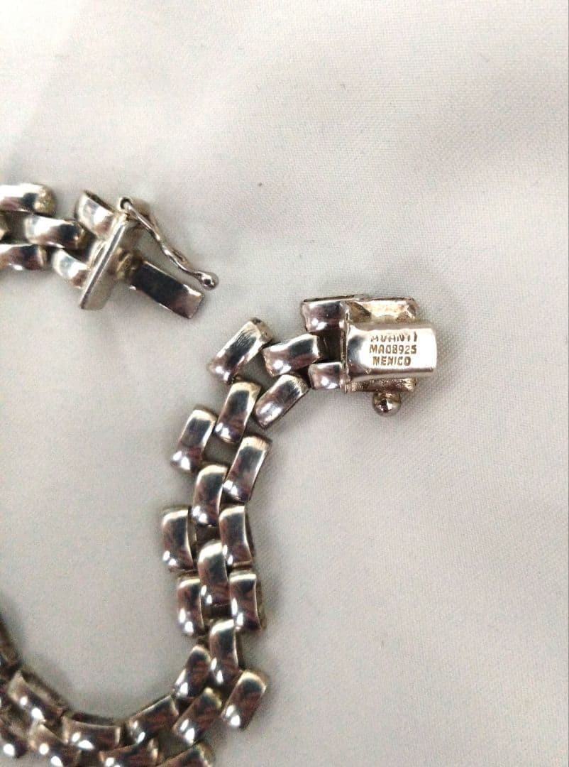 希少　ヴィンテージ　Mexico　ブレスレット　Silver925