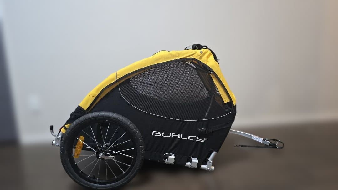 BURLEY 自転車用トレーラー 黒/黄色