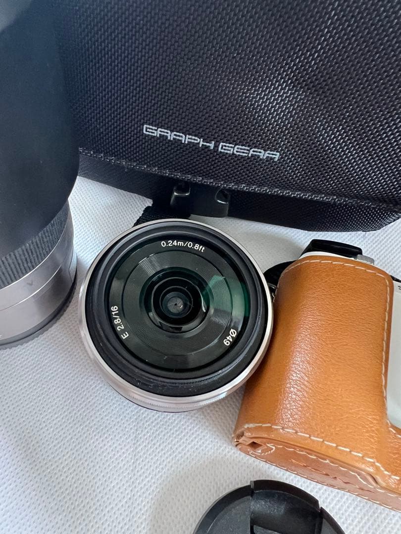 SONY α5100ミラーレスカメラ 16-50mm/ 55-210mm 単焦点