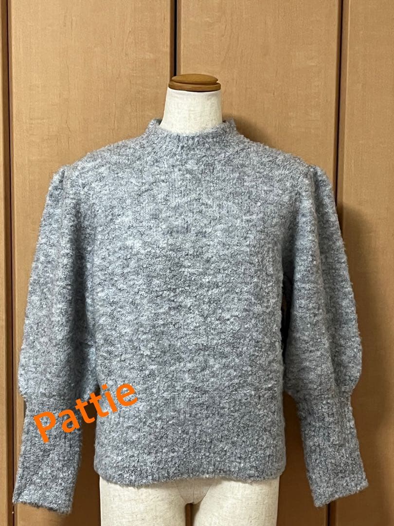 エムズグレイシー未使用後ろにおリボンニット40