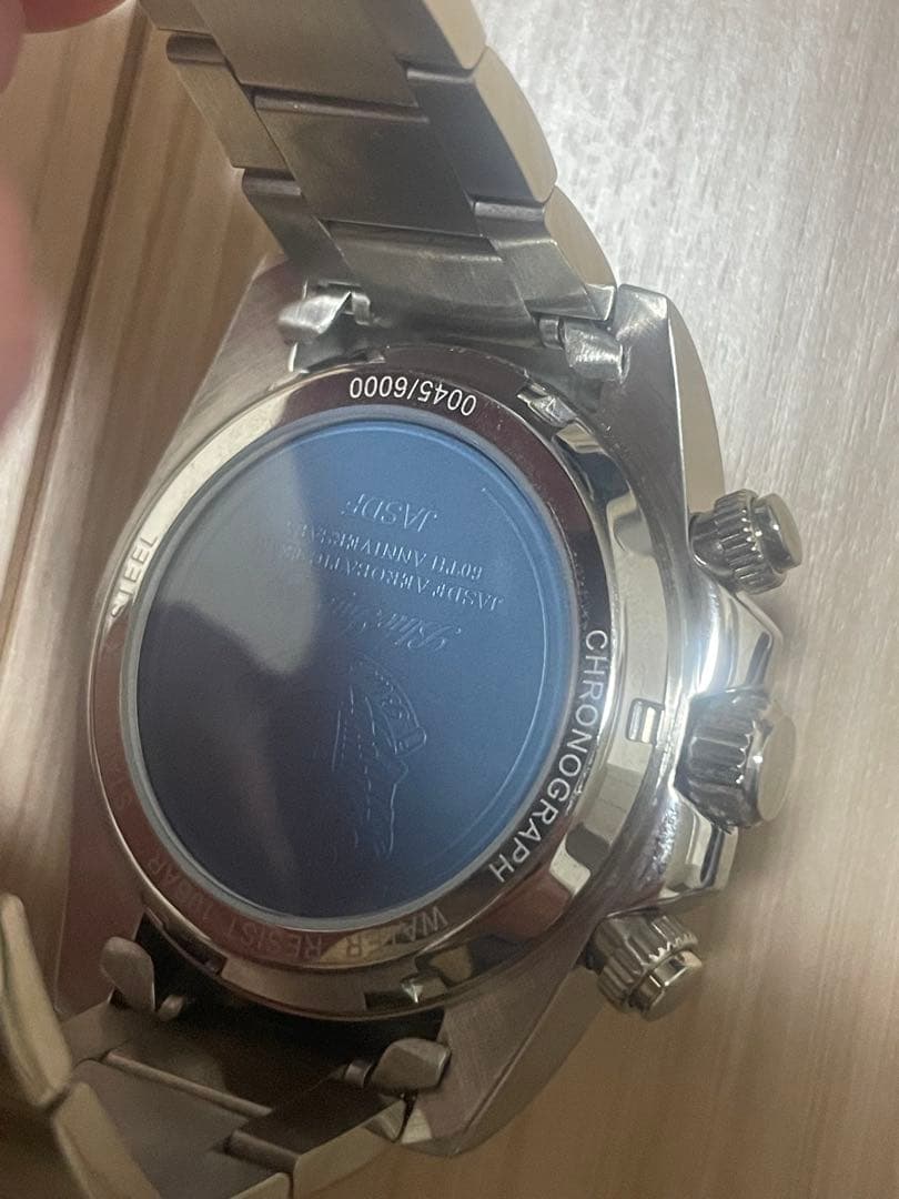 航空自衛隊ブルーインパルス JASDF ソーラー電波 クロノグラフ 腕時計