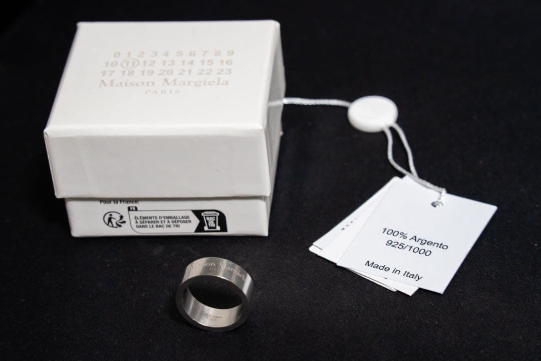 Maison Margiela マルジェラ ロゴリングSV925 サイズ6