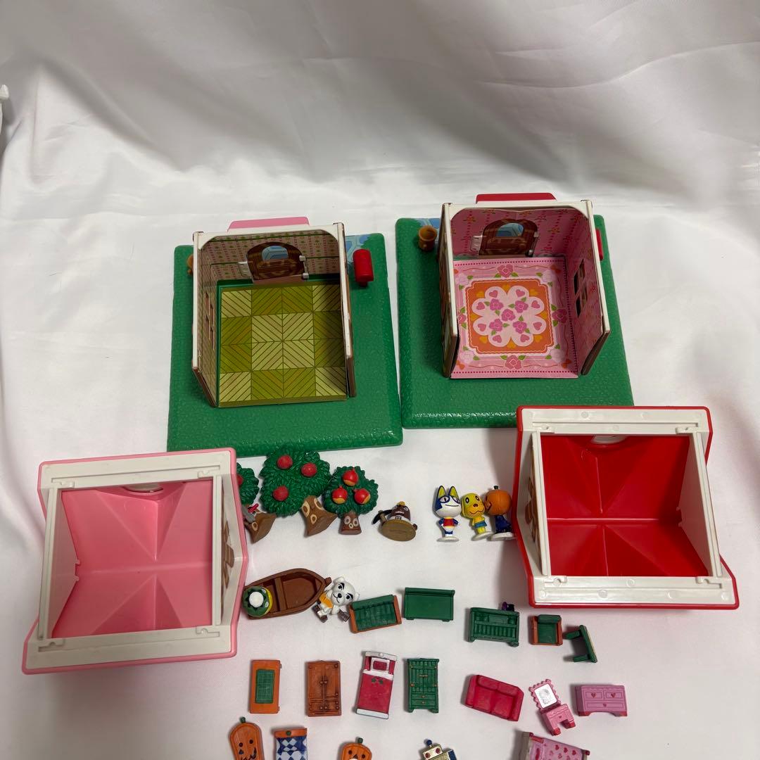 どうぶつの森　フィギュア　森をつくろう　どうぶつの森　e+ 当時物