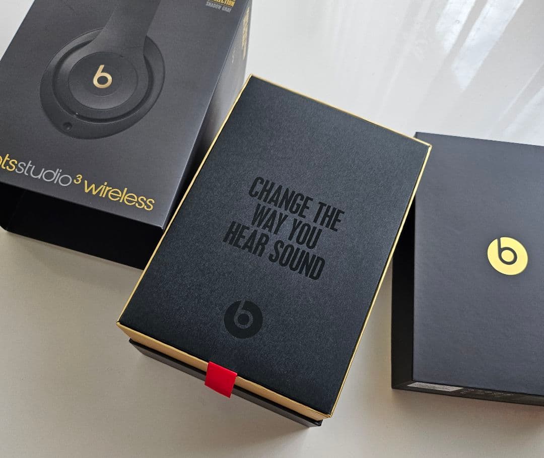 【美品】Beats Studio 3 シャドウグレー　ワイヤレスヘッドホン