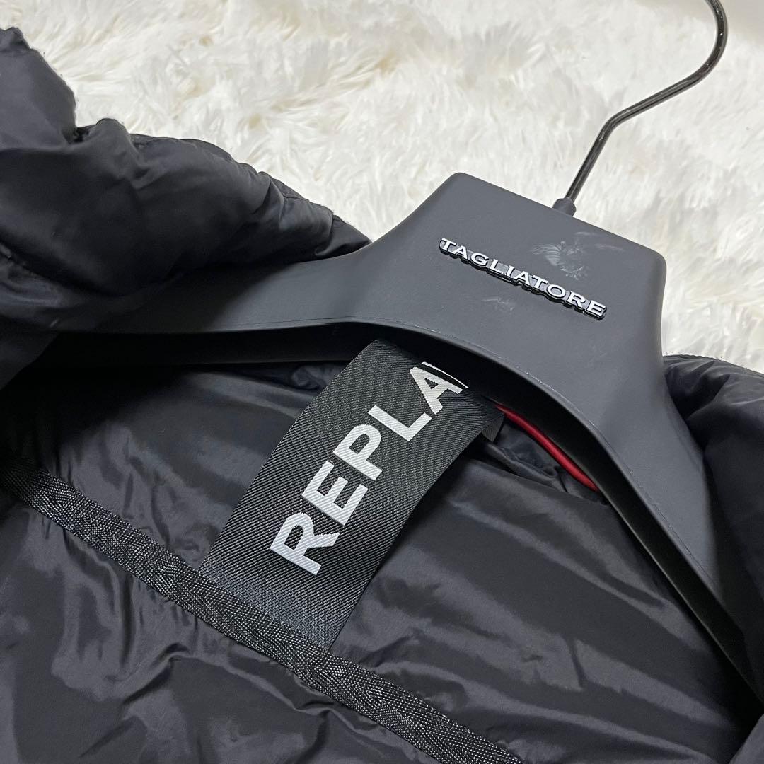 美品 REPLAY リプレイ 中綿 ライダース ジャケット Sサイズ