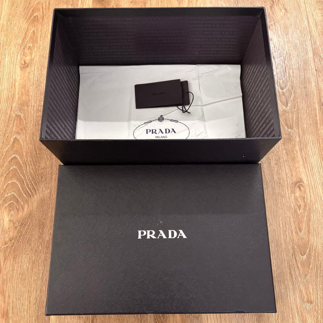 PRADA ブラック ベースボールキャップ　S