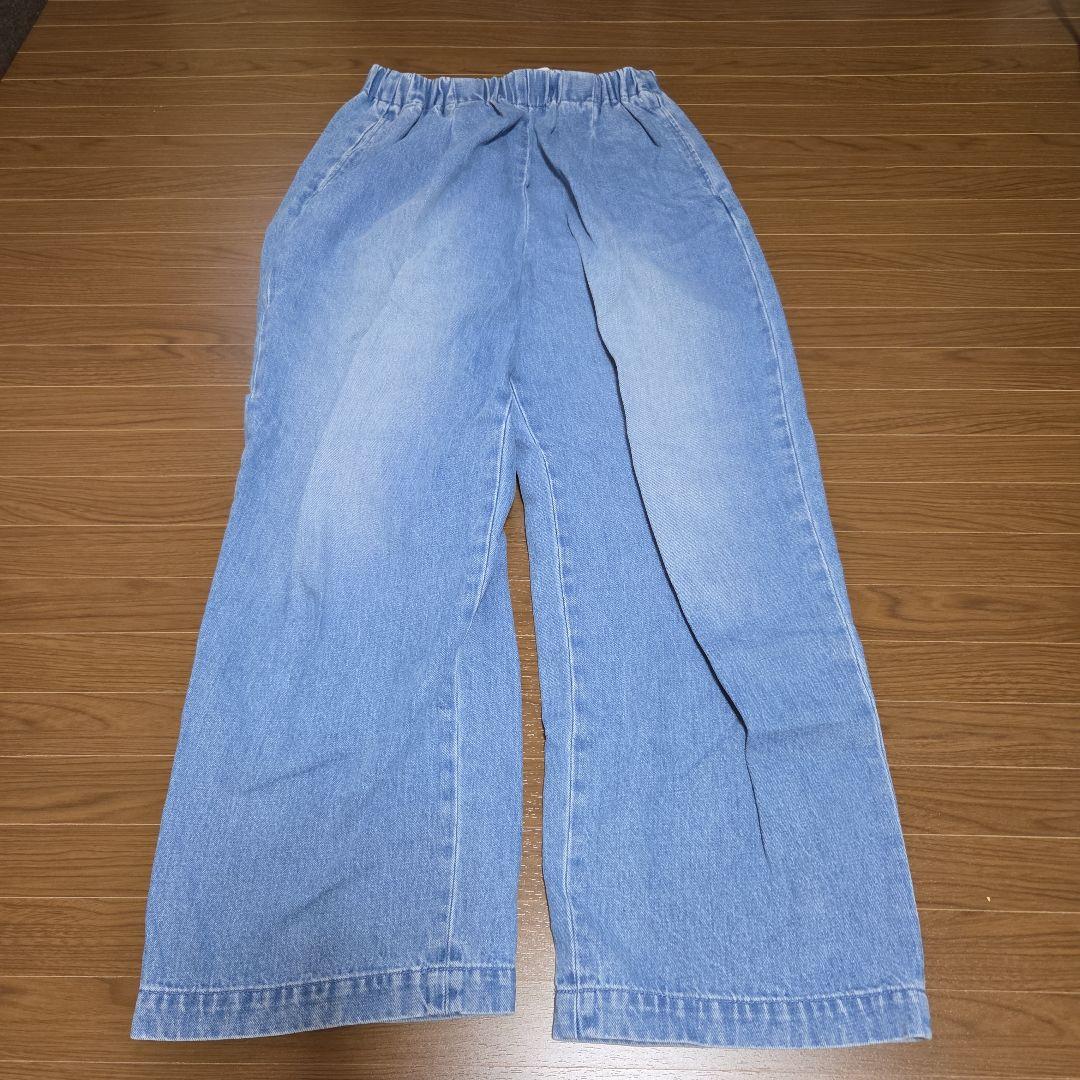 【かぐれ】フェードデニムイージーパンツ