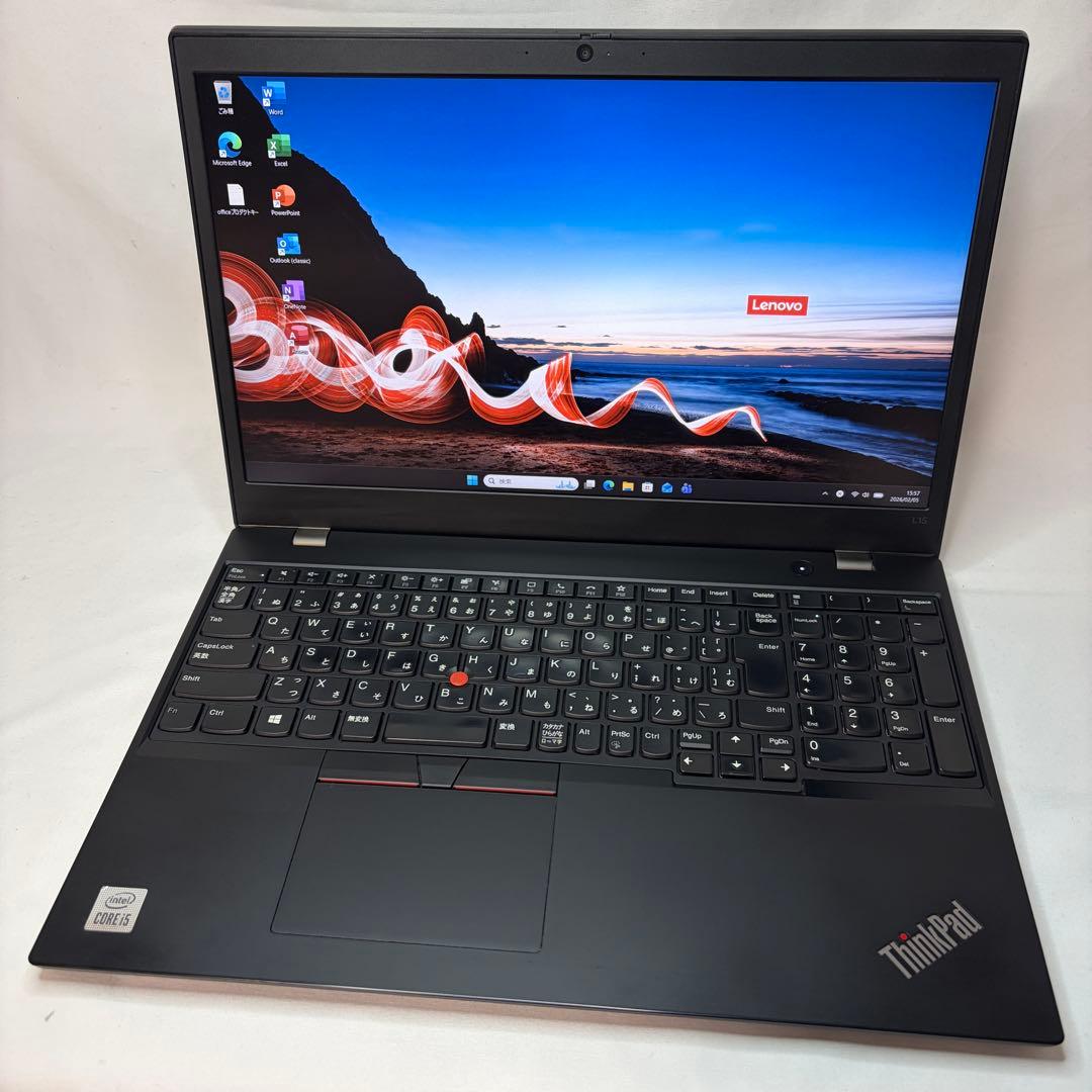 美品 ThinkPad L15 10世代 i5 8GB 256 FHD オフィス