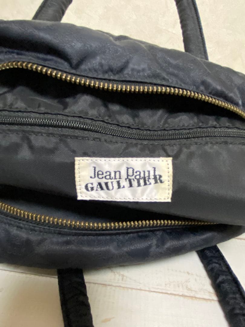 ゴルチエ　ボストン型バッグ　モノグラム／GAULTIER