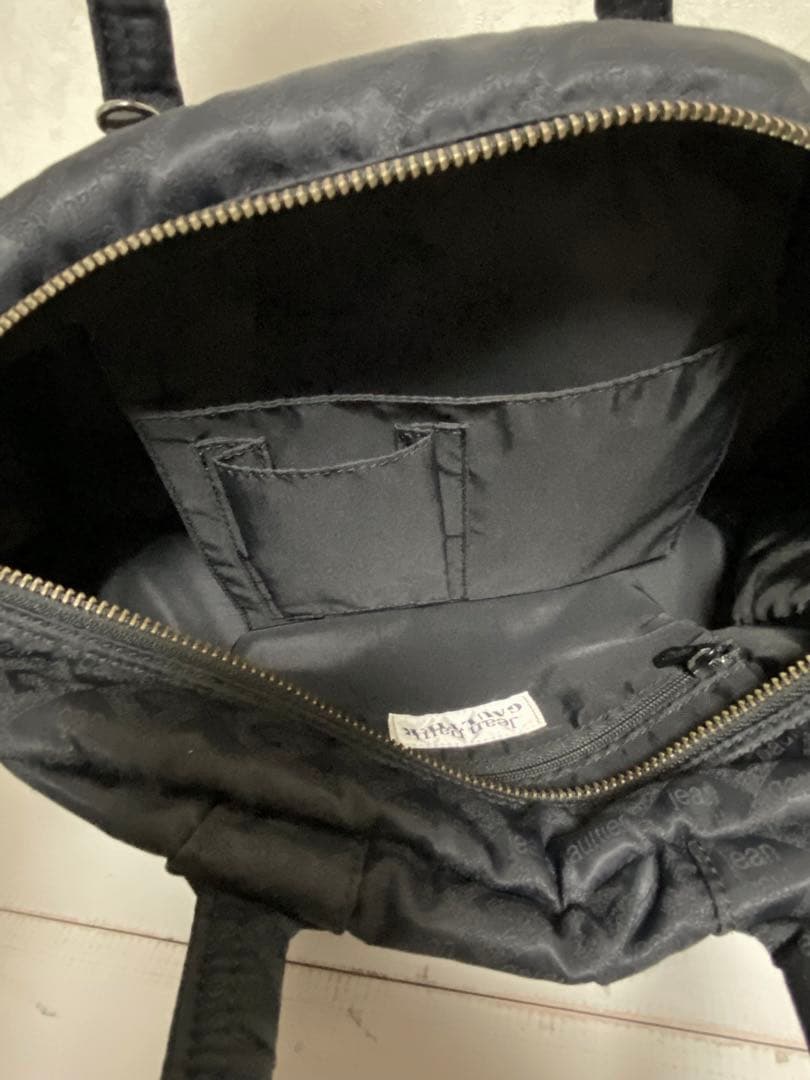 ゴルチエ　ボストン型バッグ　モノグラム／GAULTIER