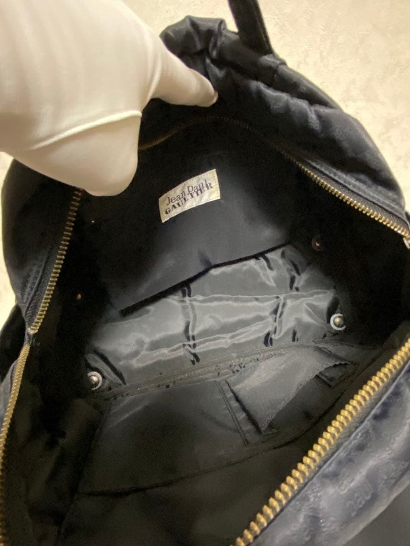 ゴルチエ　ボストン型バッグ　モノグラム／GAULTIER