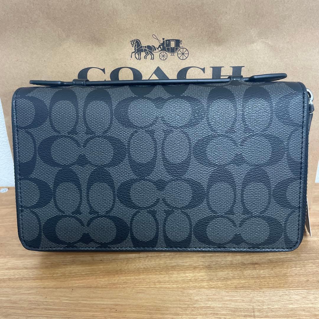 COACH ブラック 長財布　ブラック　コーチ　贈り物