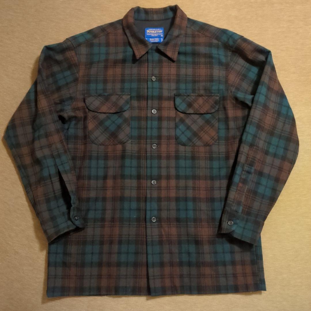 00's PENDLETON 好配色チェック ボードシャツ M