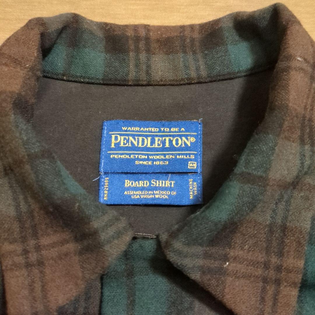 00's PENDLETON 好配色チェック ボードシャツ M