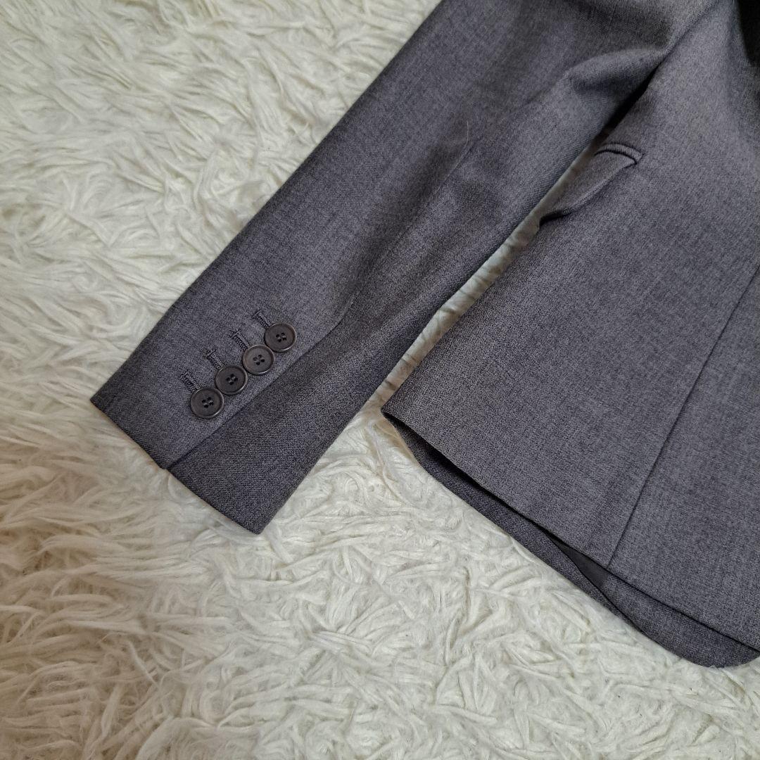 【Theory】ライトサキソニー ジャケット パンツ セットアップスーツ　グレー