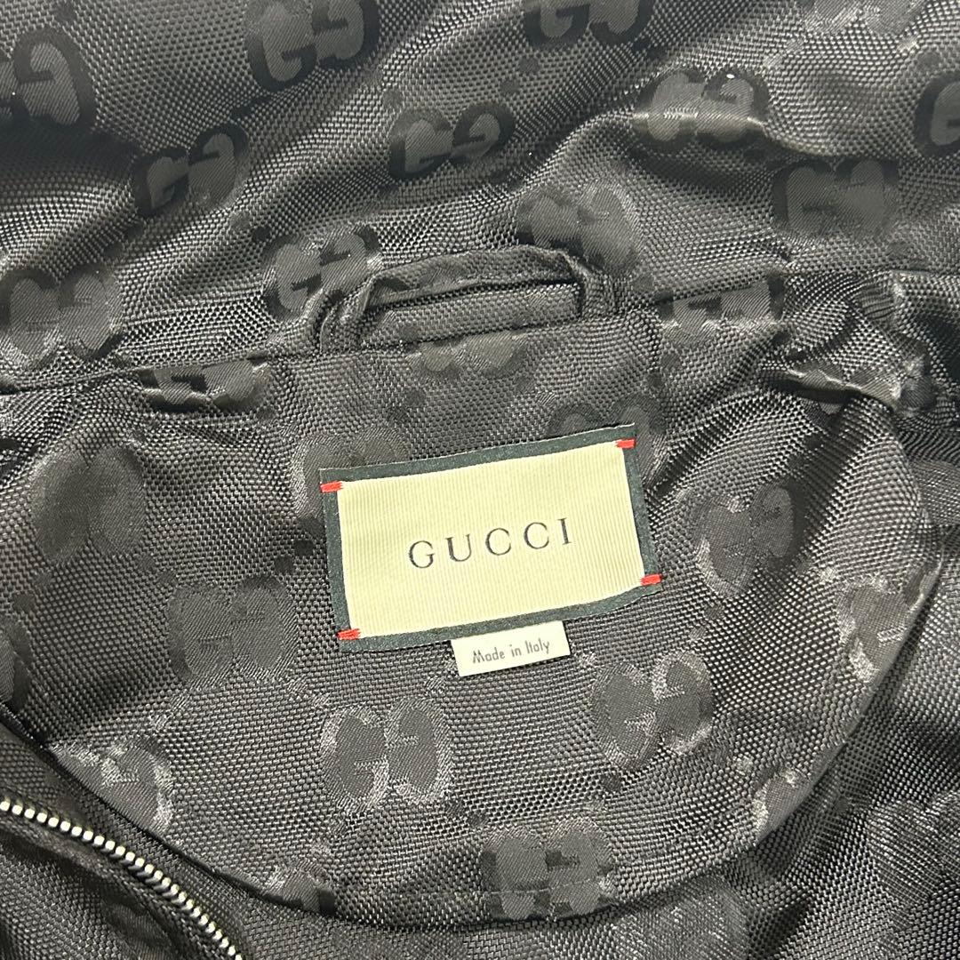GUCCI GG総柄 定価30万超 ナイロンジャケット メンズ48