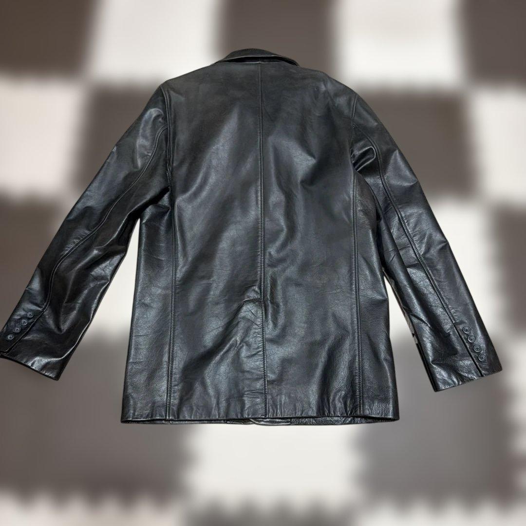 GAP ブラックレザージャケット M牛革100%