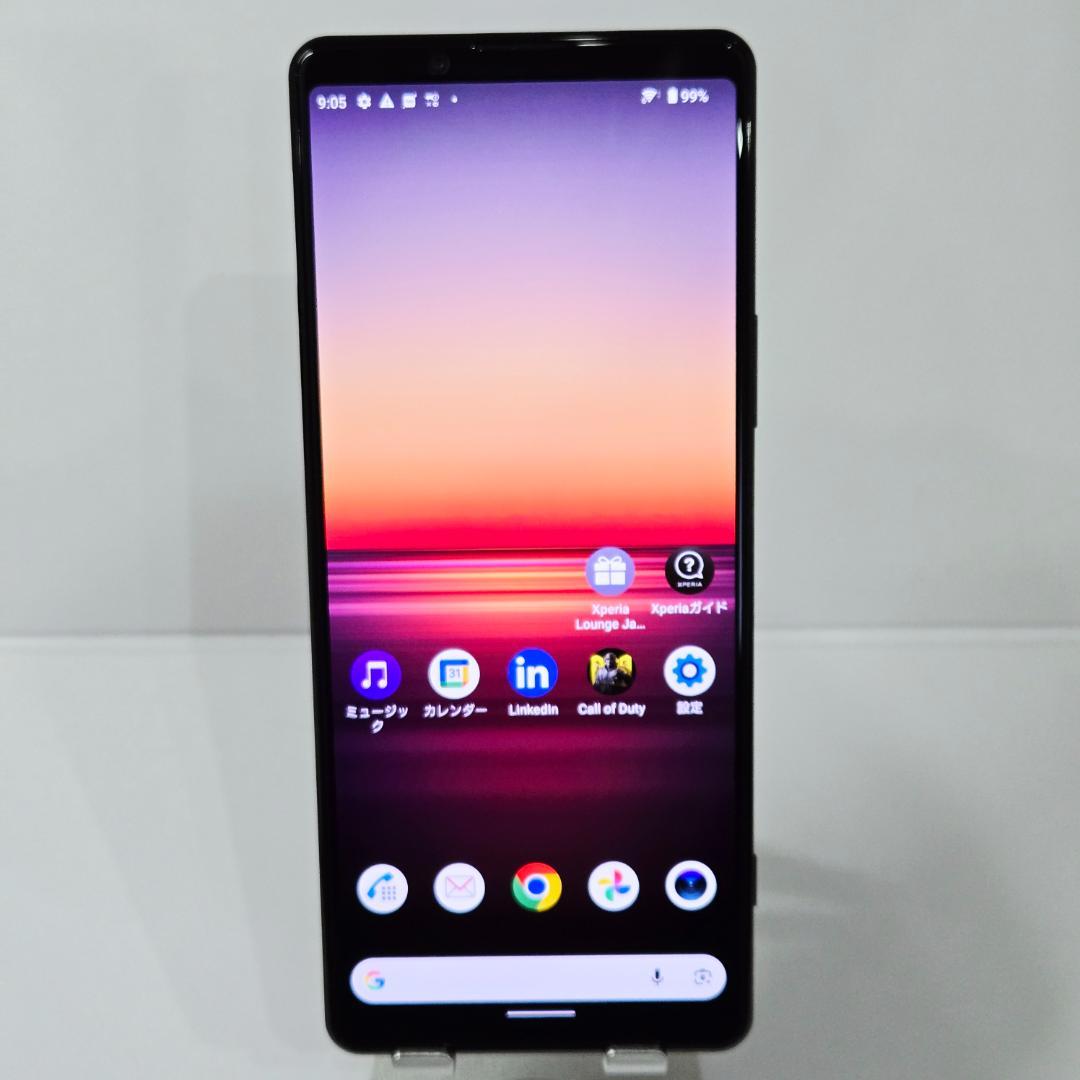 01 Xperia 1 ⅱ ブラック SIMフリー 美品