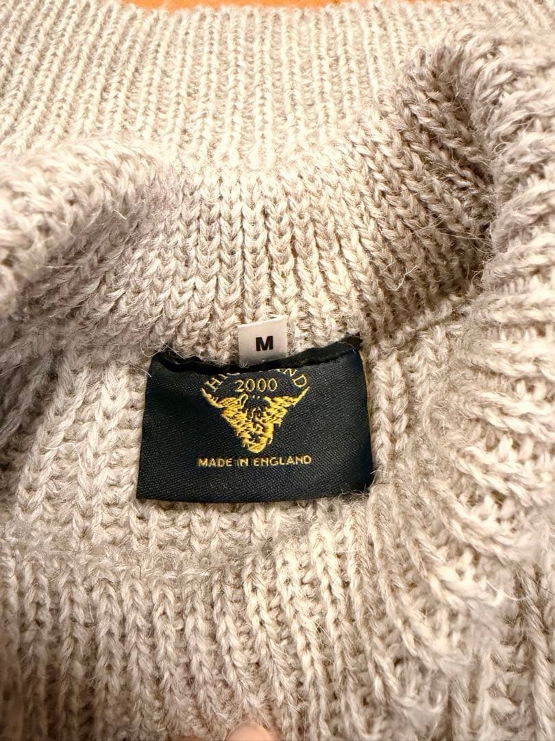 英国製 パークレインジャーセーター HIGHLAND2000 ベージュ Mサイズ