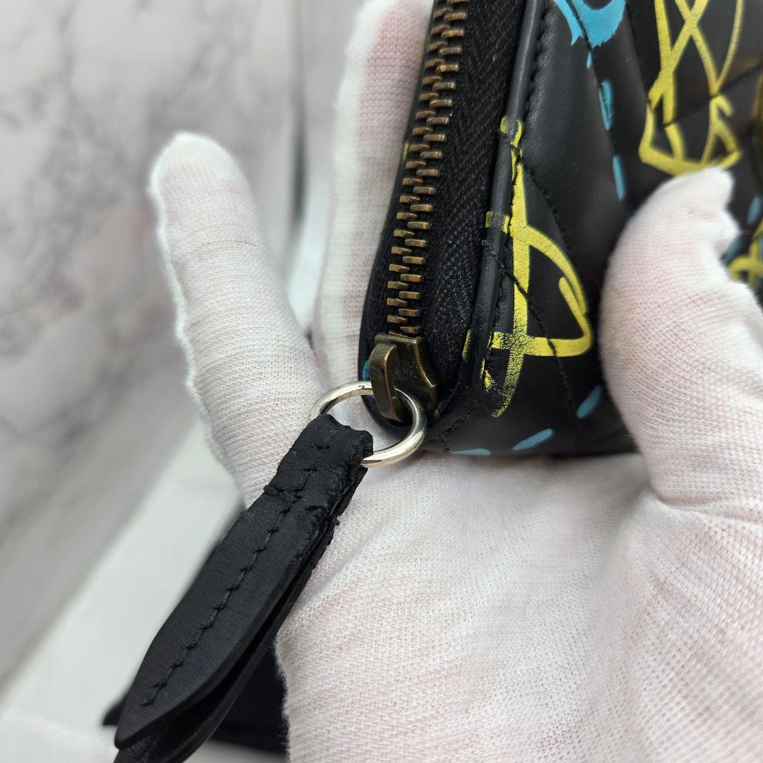 【希少】 GUCCI グッチ 長財布 財布 ゴースト マーモント キルティング