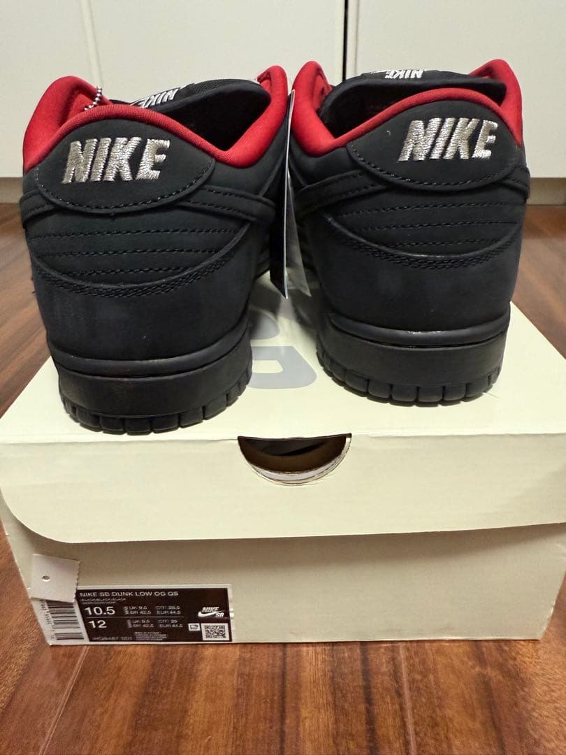 新品 Supreme NIKE DUNK Low SB 黒 US10.5