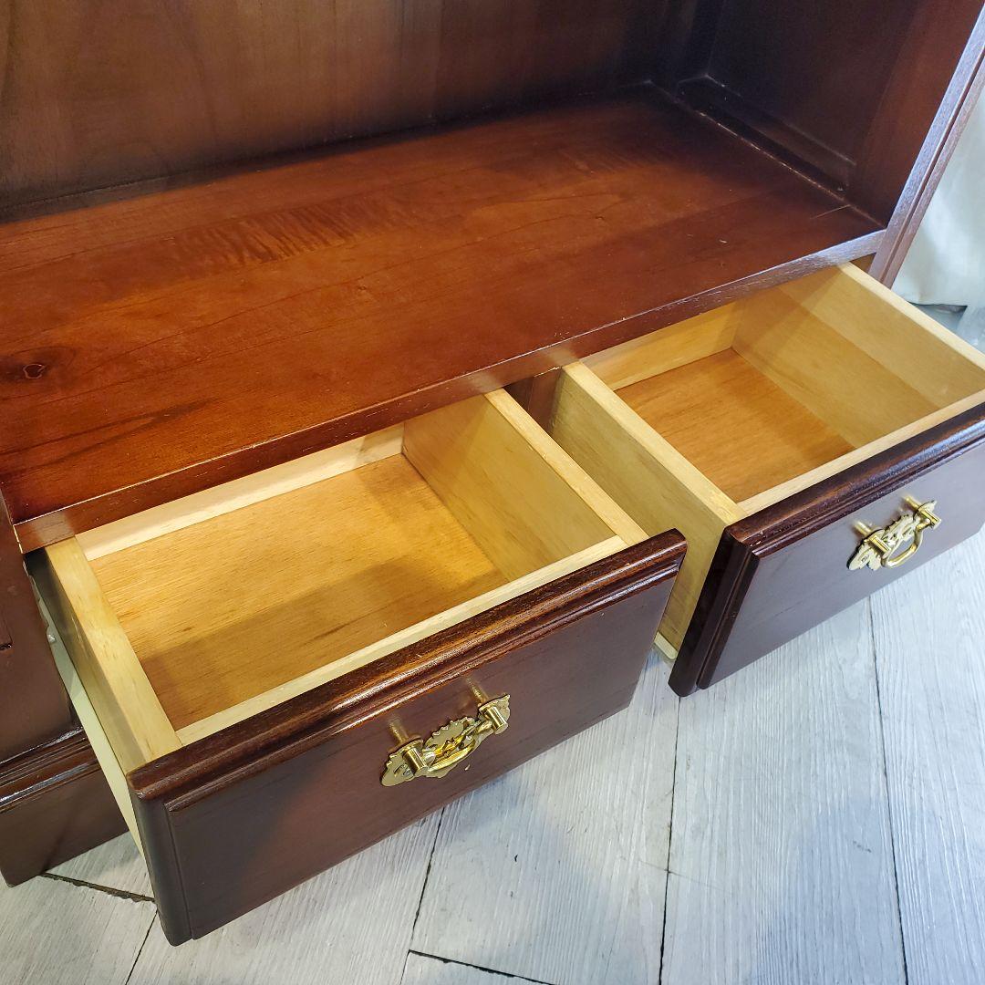 アンティークブックシェルフ　棚板高さ調節可能　本棚　ヴィンテージ