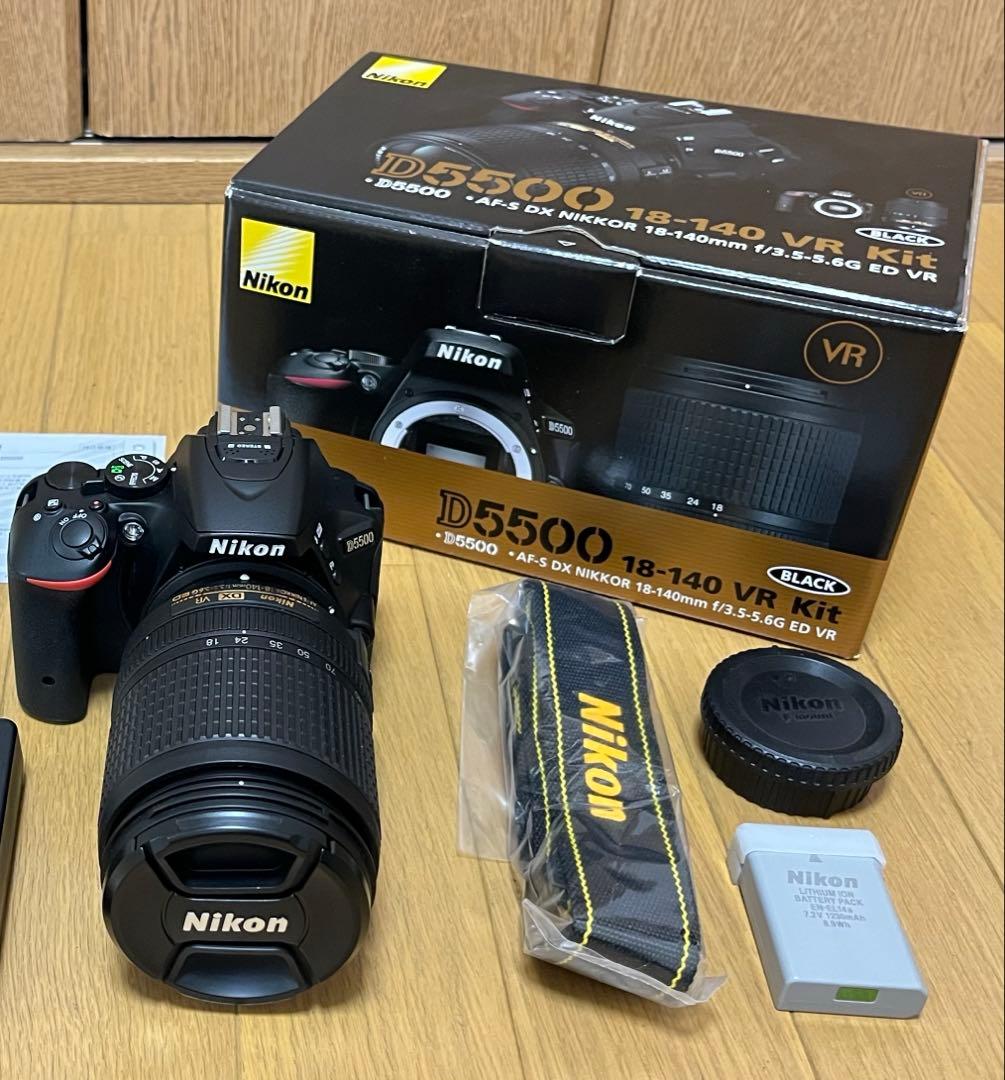 Nikon D5500 18-140 VR Kit デジタル一眼レフカメラ