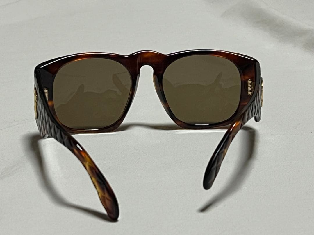 CHANEL ビンテージべっ甲サングラスシャネルココマークキルティングパターン