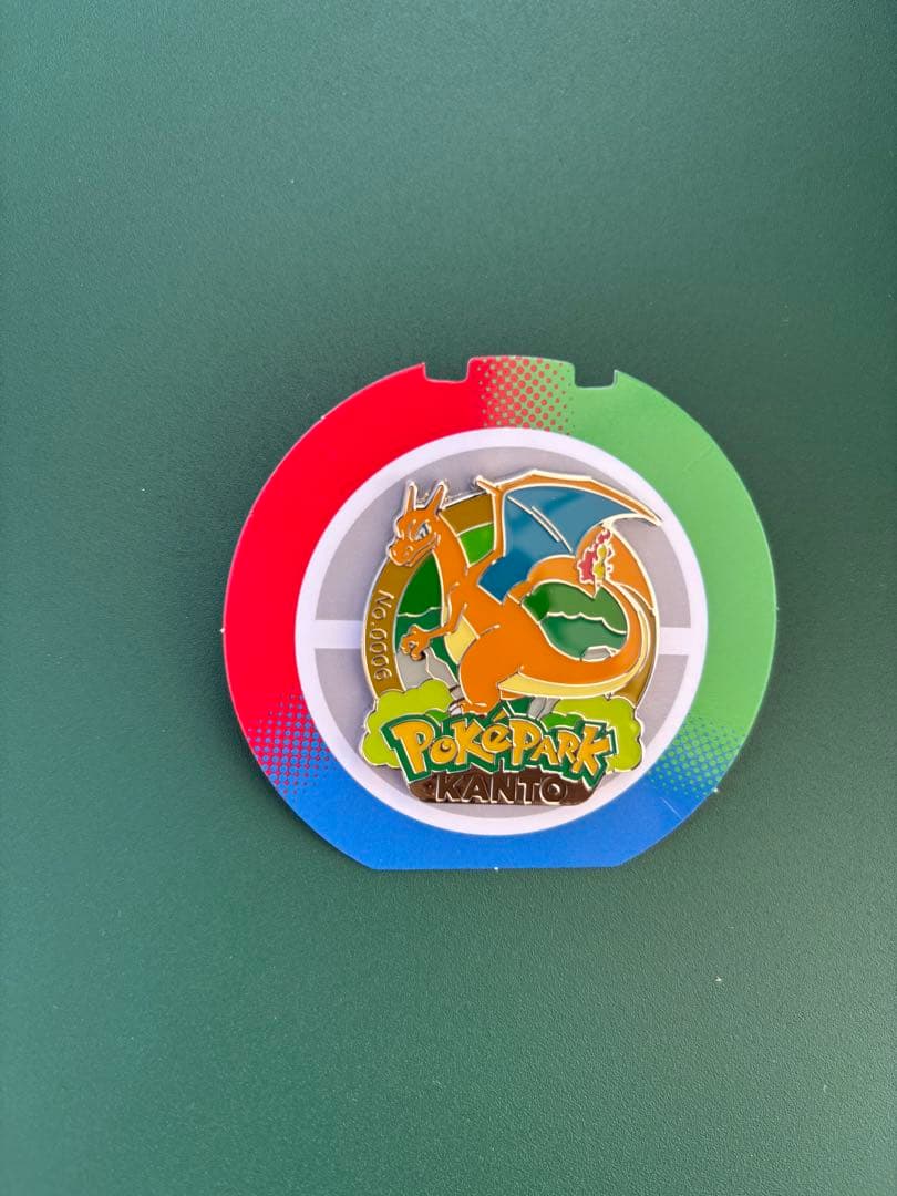 ポケパークカントー限定 ピンバッジ　No.006 リザードン