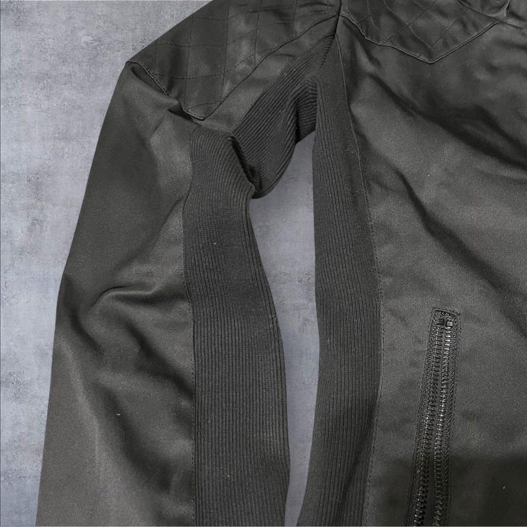 NO ID. zip up フーディ　ジャケット　ダブルジップ　M ギミック