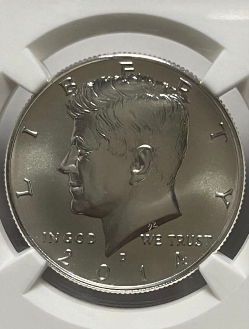 NGC鑑定　最高鑑定　SP70 2014年D ケネディ　ハーフダラー　SV900