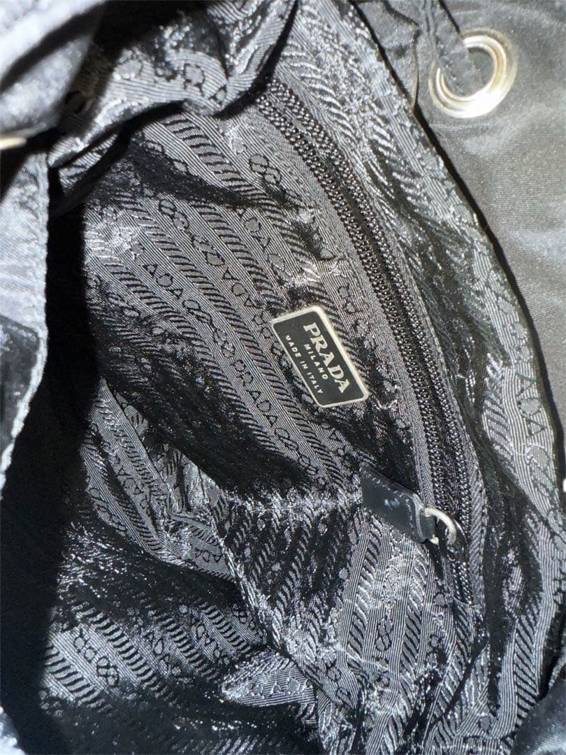極美品PRADA プラダ ミニリュック テスートナイロン 黒　B6677F