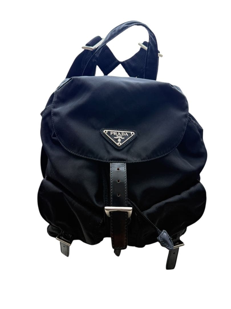 極美品PRADA プラダ ミニリュック テスートナイロン 黒　B6677F