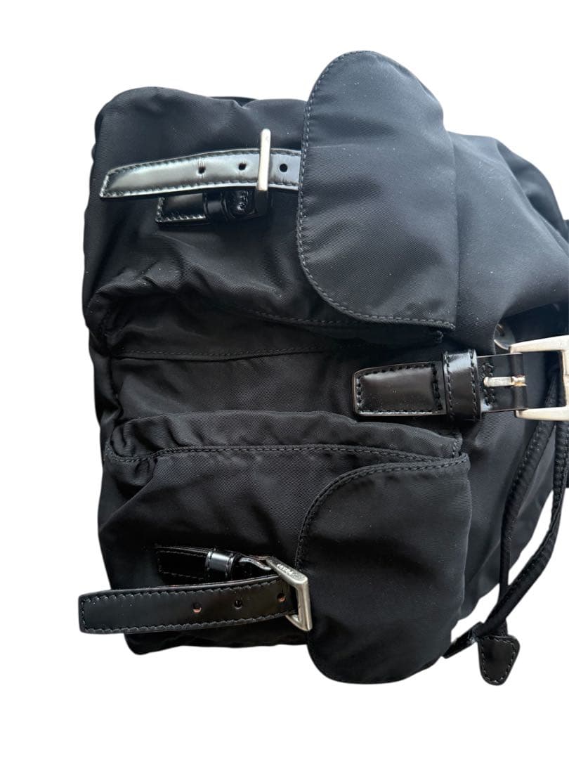 極美品PRADA プラダ ミニリュック テスートナイロン 黒　B6677F