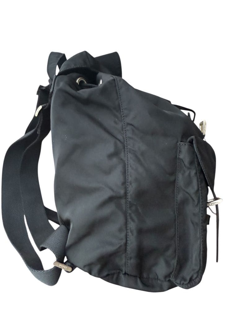 極美品PRADA プラダ ミニリュック テスートナイロン 黒　B6677F
