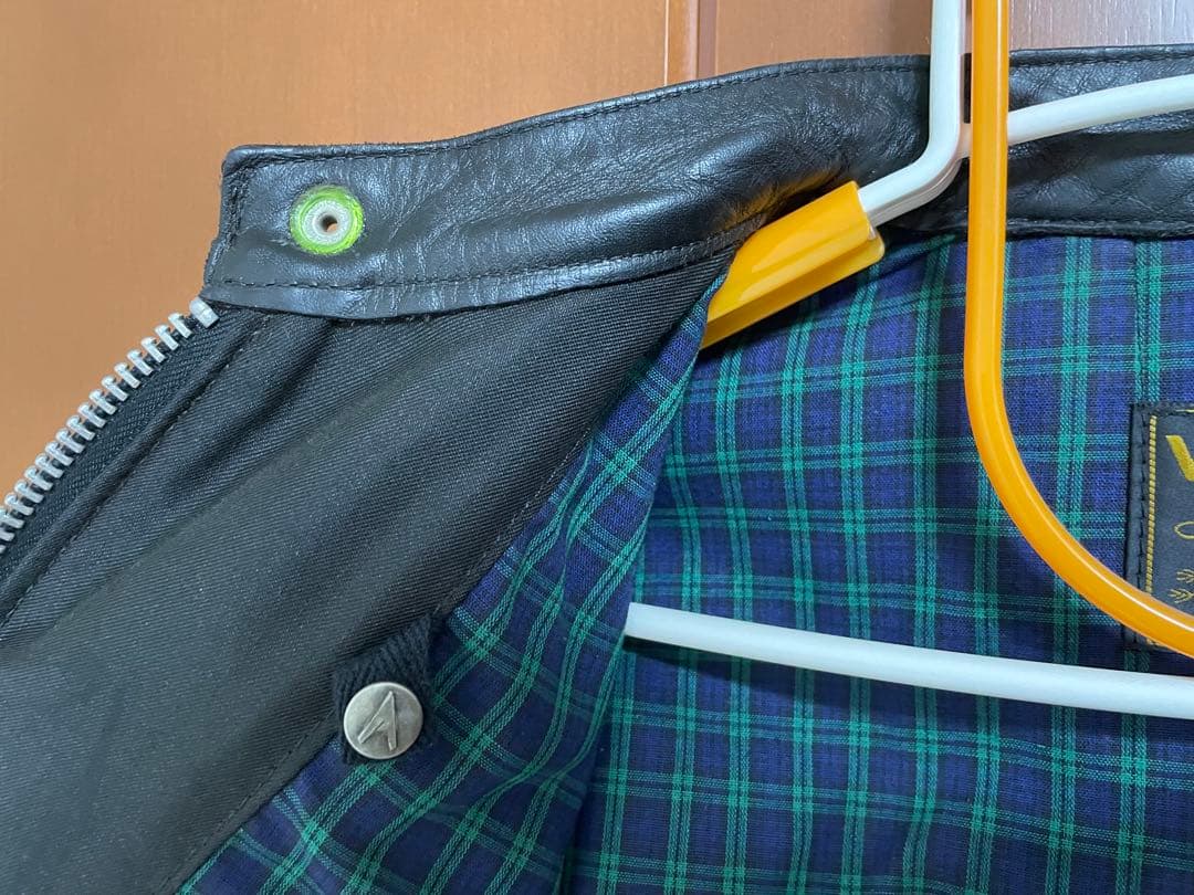 m*i様 vanson レザージャケット　シングルライダース　革ジャン　サイズ3