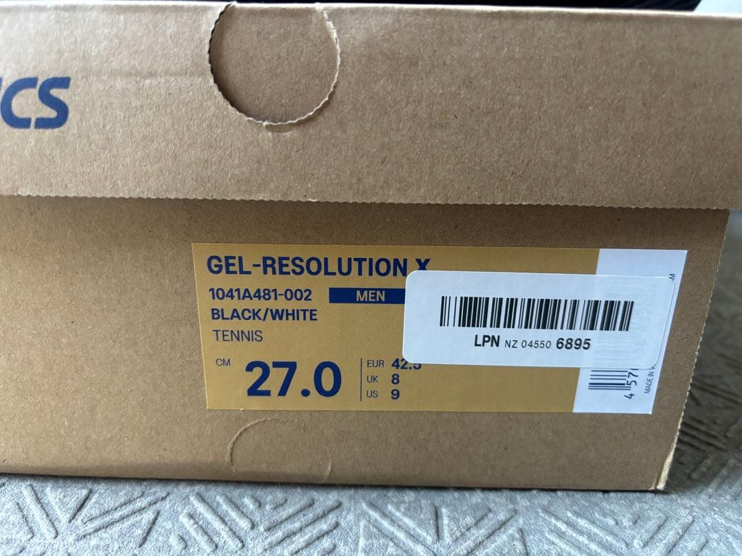 極美品 27cm AC ASICS アシックス GEL-RESOLUTION X