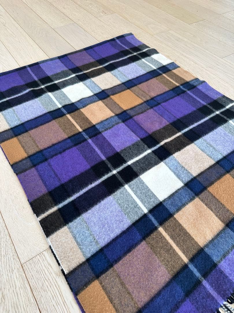 希少 極美品 ドレステリア 別注 ジョンストンズ カシミヤ100% 大判ストール